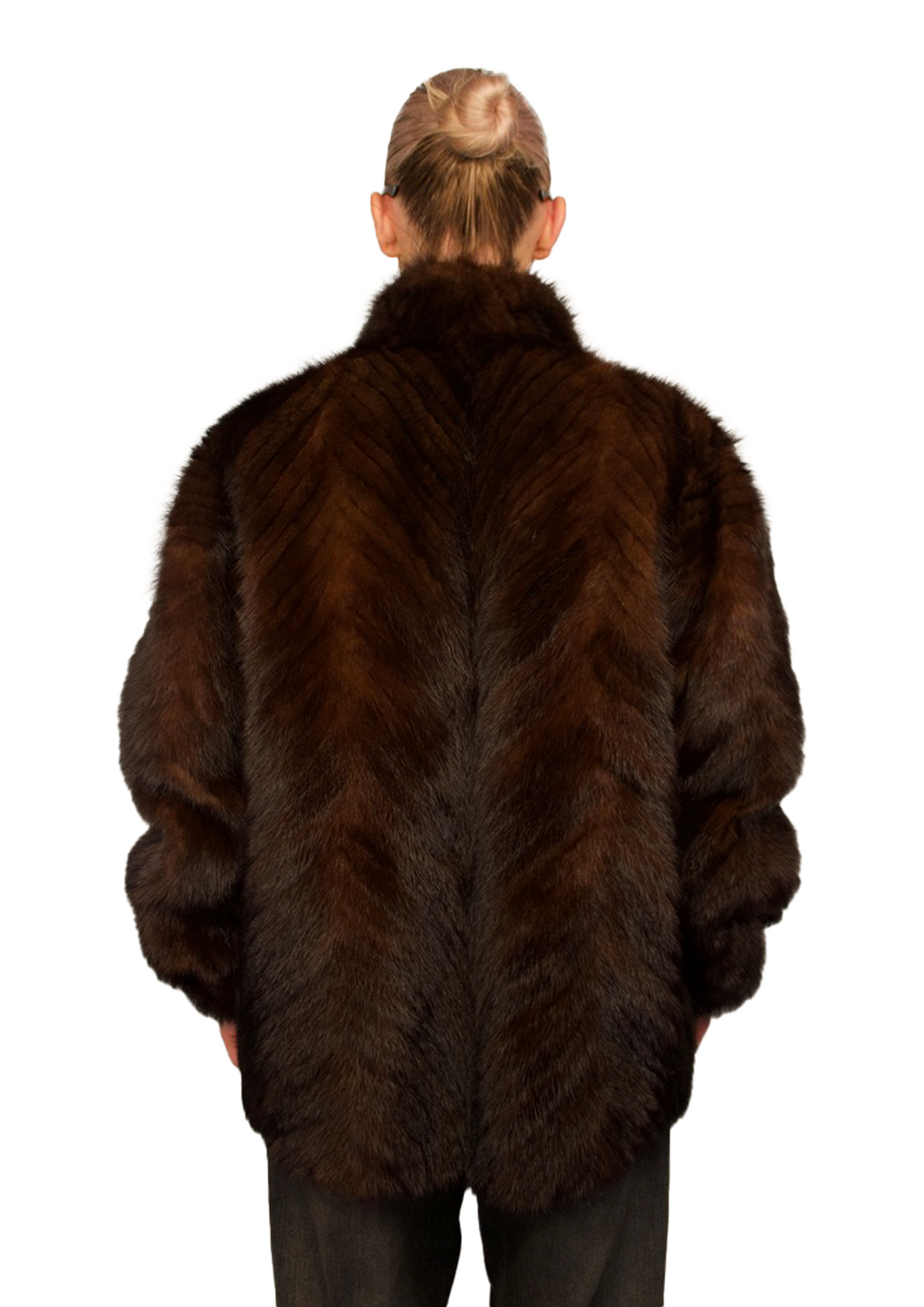 BROWN FUR JACKET