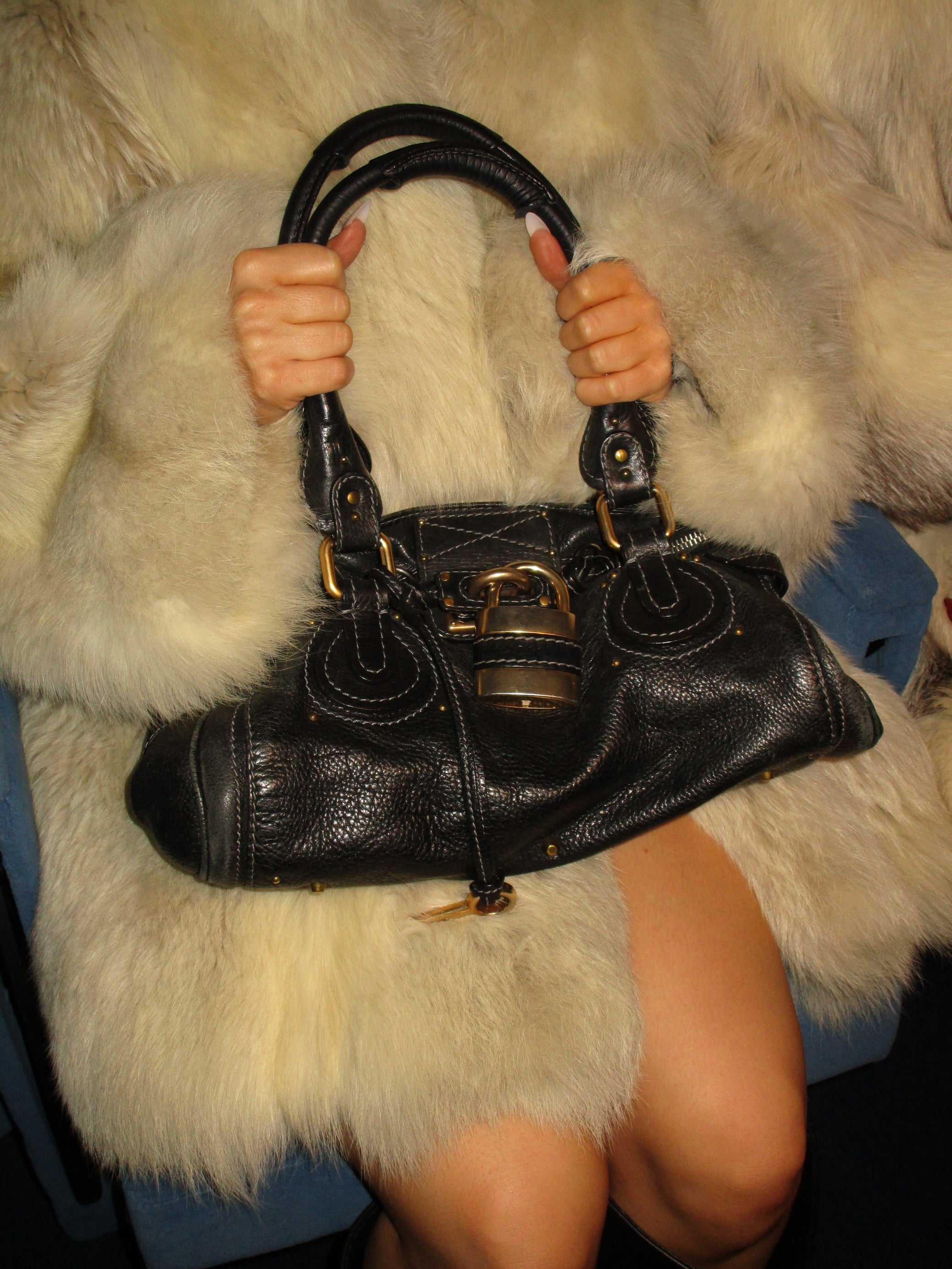 CHLOÉ PADDINGTON LEATHER HANDBAG