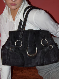 JUST CAVALLI BLACK HANDBAG