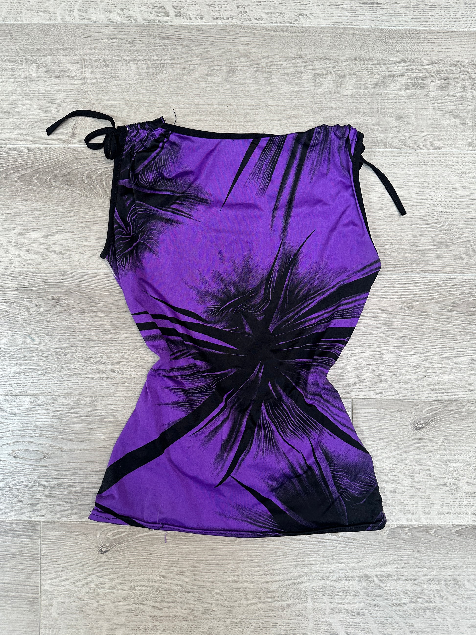 PURPLE &amp; BLACK TOP