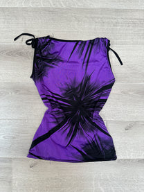 PURPLE &amp; BLACK TOP
