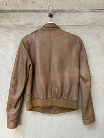 BROWN LEATHER JACKET