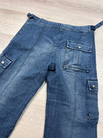 JEAN CARGO PANTS