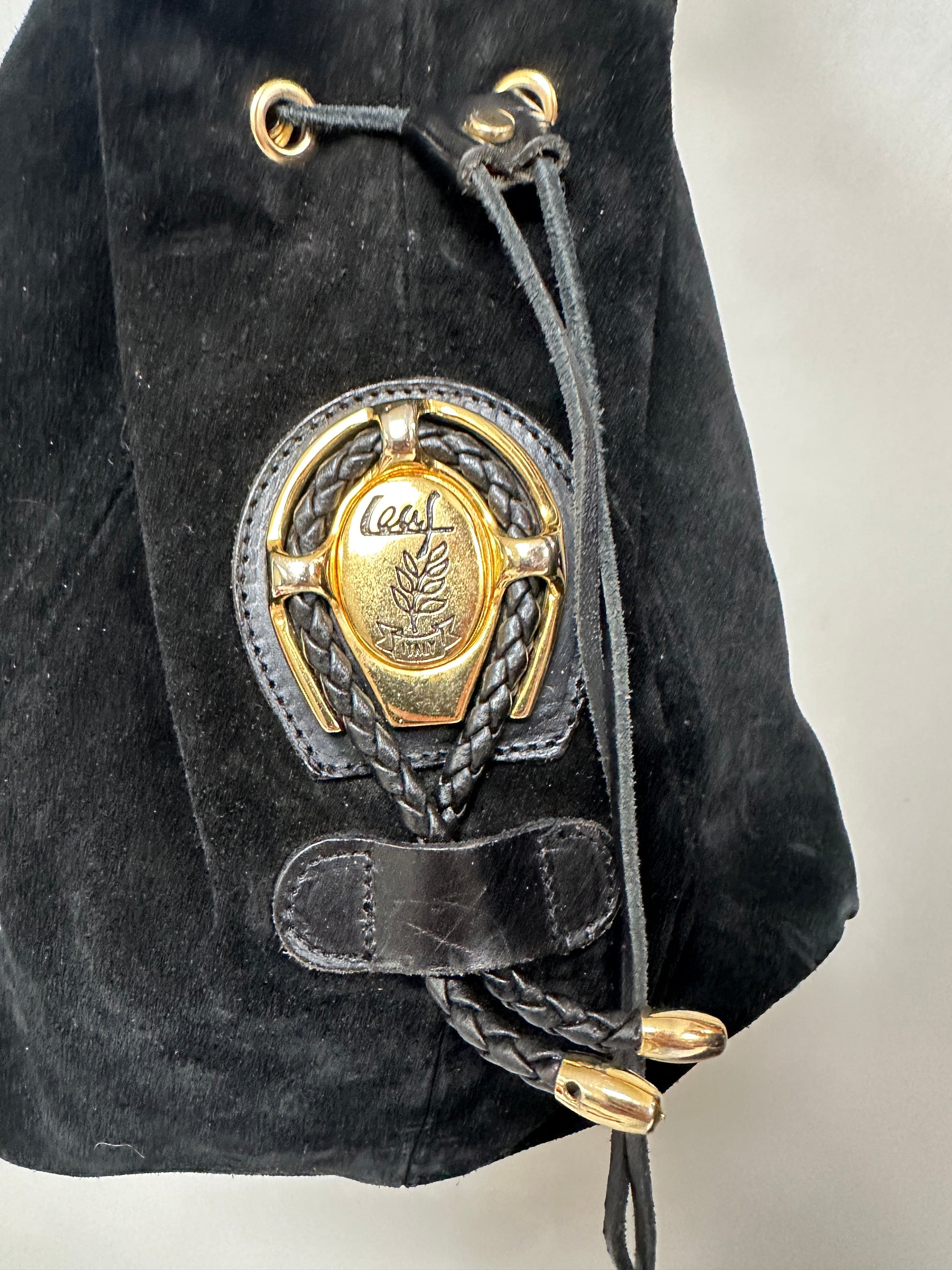 BLACK LEATHER BAG