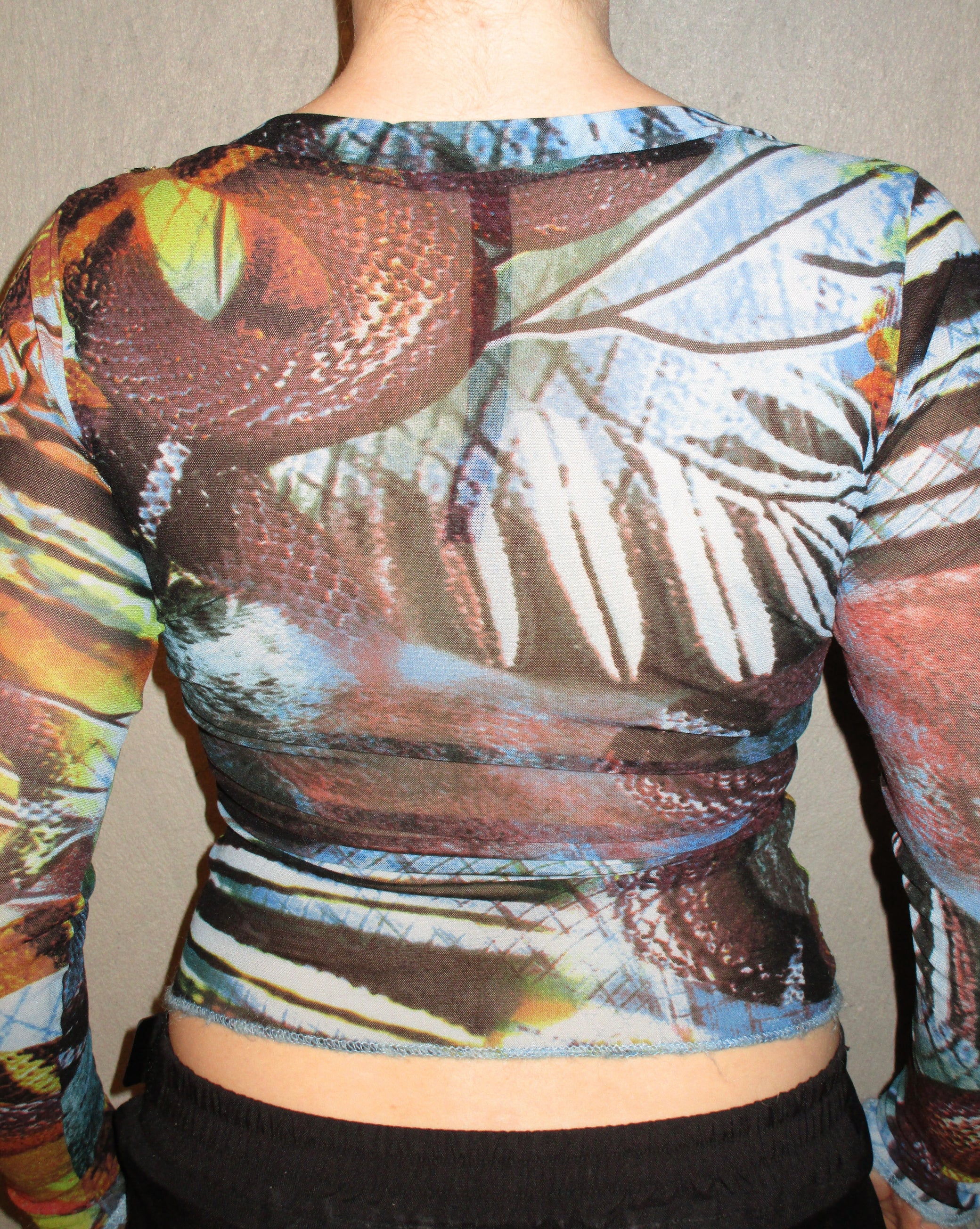 MESH TOP WITH SEQUINS