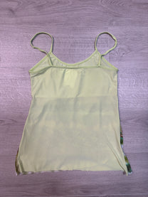 GREEN MESH TOP