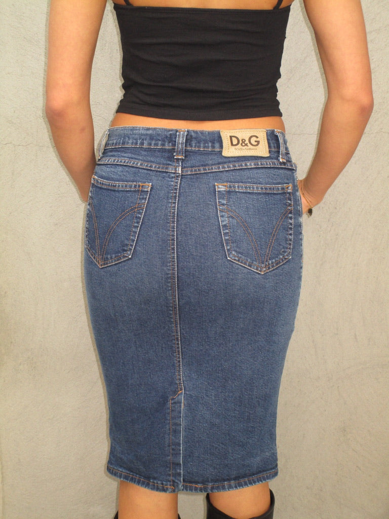 Dolce&amp;Gabbana denim skirt