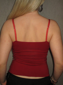 RED MESH TOP