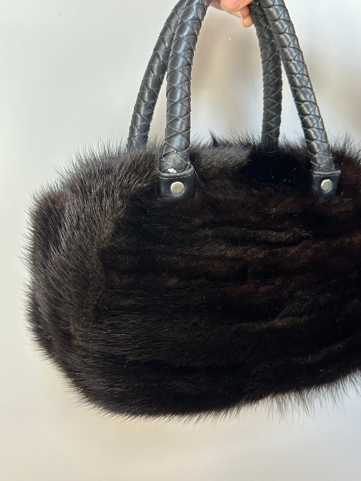 BOWN MINK FUR BAG