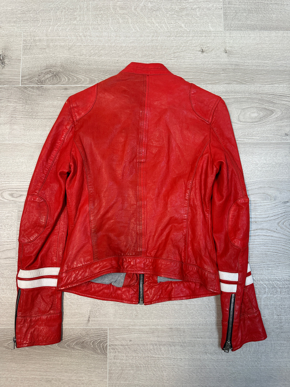 RED LEATHER JACKET