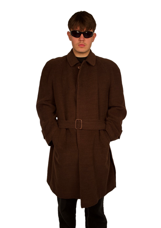 YVES SAINT LAURENT BROWN COAT