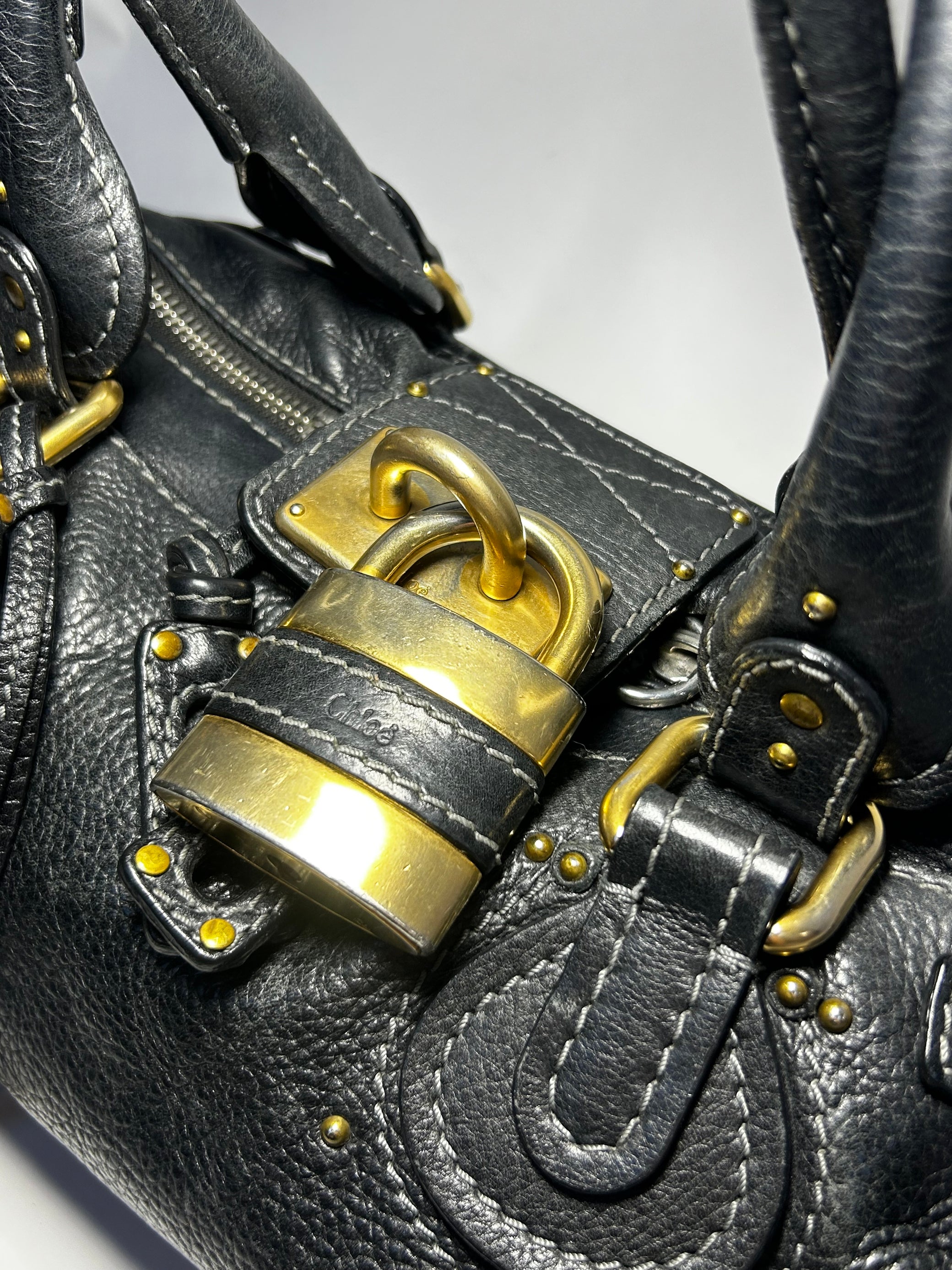 CHLOÉ PADDINGTON LEATHER HANDBAG