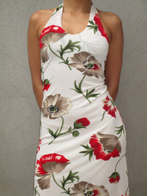 White flower dress
