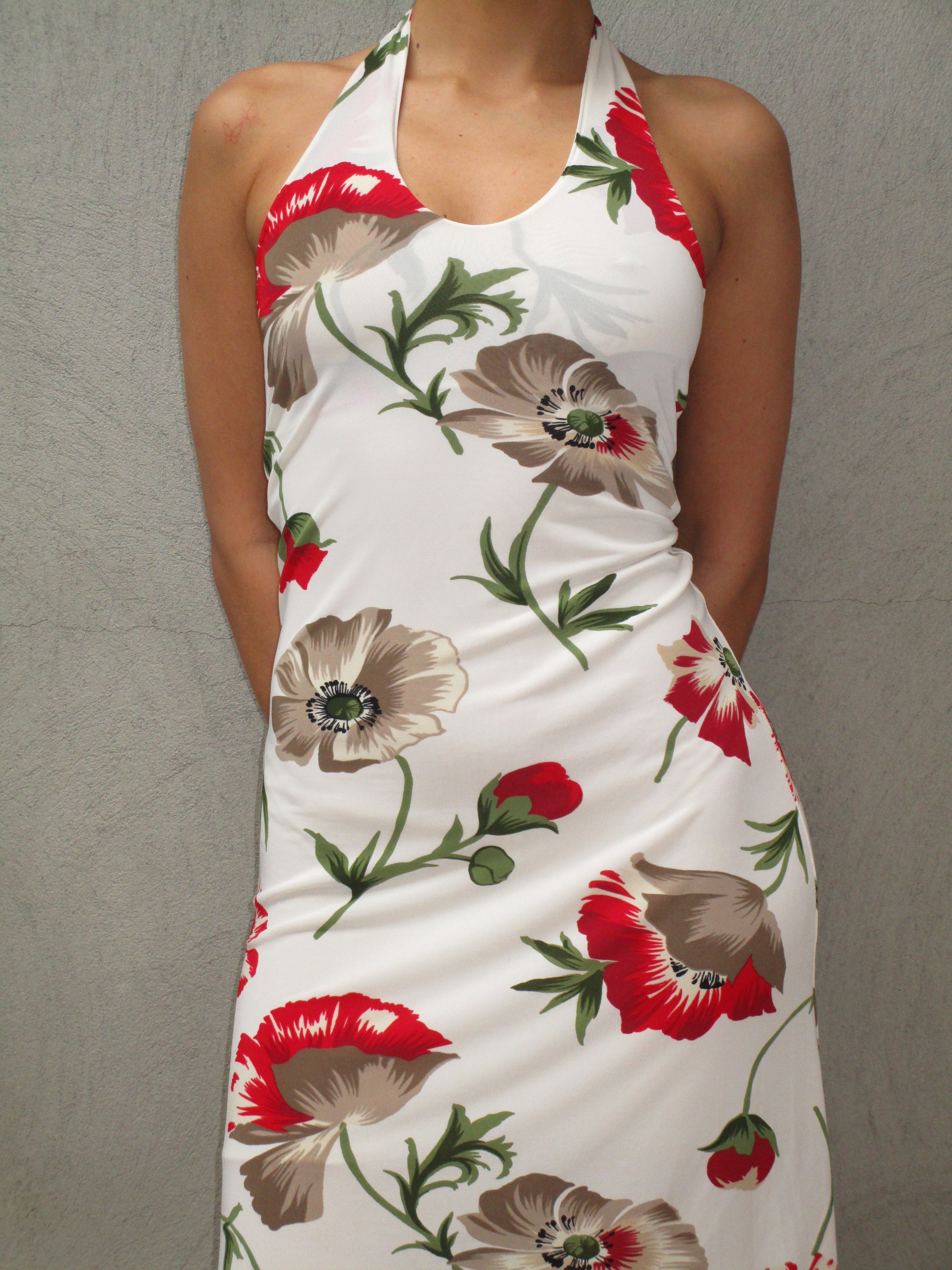White flower dress
