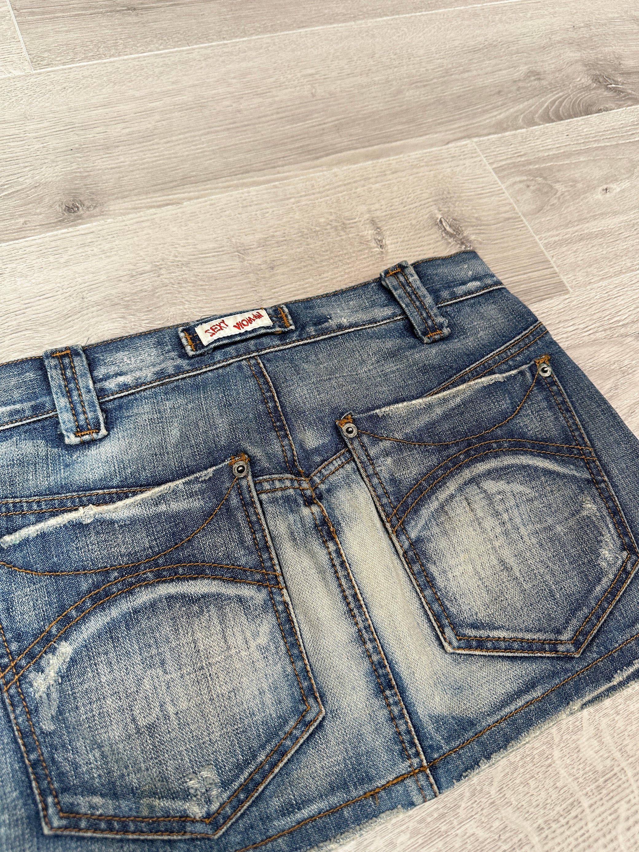 DENIM MINI SKIRT