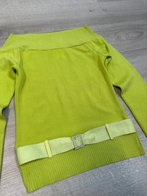 GREEN LONGSLEVE SWEATER