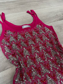 PINK SEQUIN TOP