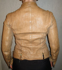 TAN LEATHER JACKET