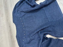 BLUE OVERSIZED SWEATER