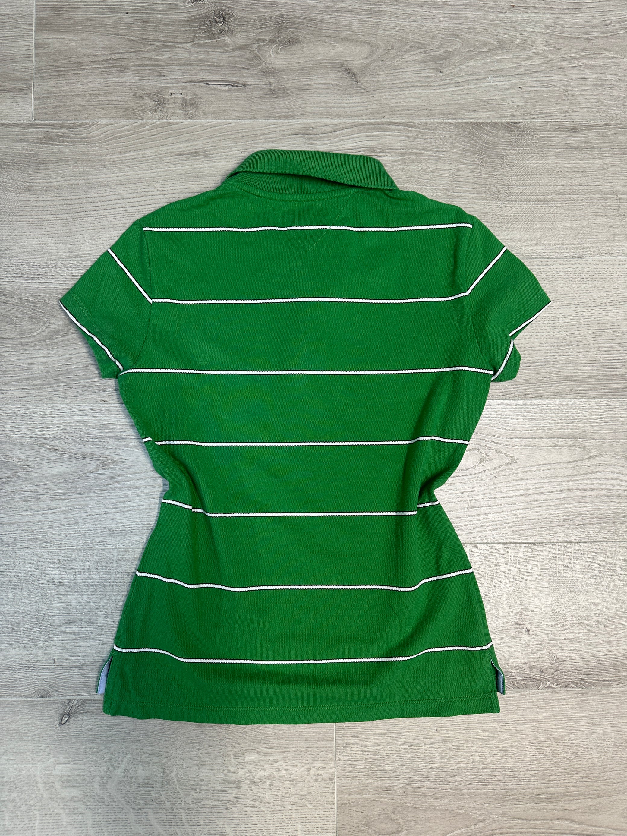 GREEN TOMMY HILFIGER POLO T-SHIRT