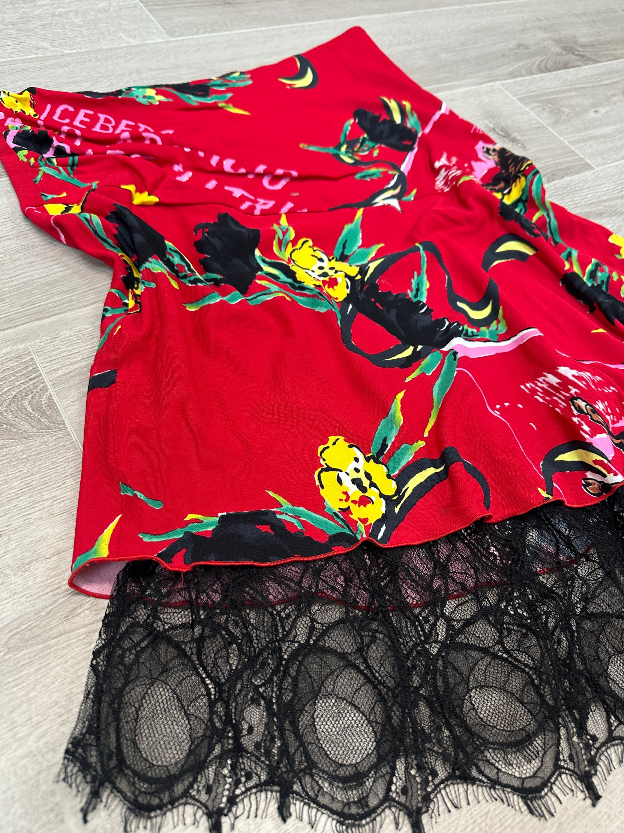 ICEBERG RED SKIRT