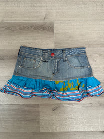 DENIM MINI SKIRT