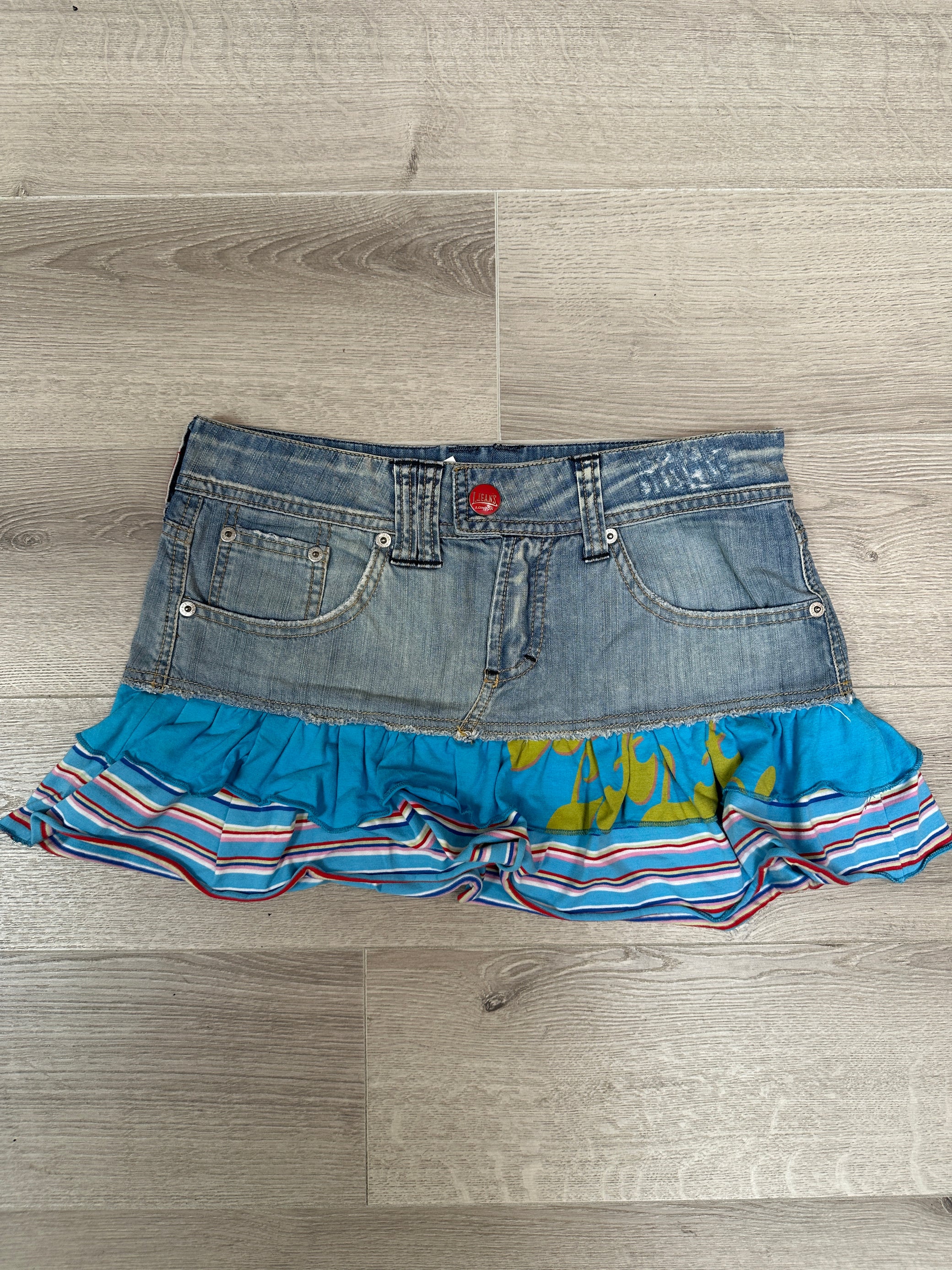 DENIM MINI SKIRT