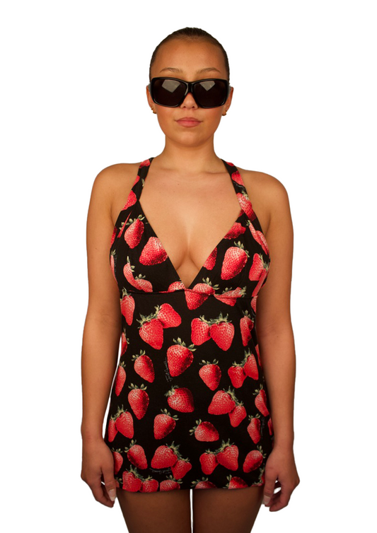 ROBERTO CAVALLI STRAWBERRY DRESS