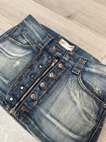 DENIM MINI SKIRT