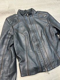 BLACK LEATHER JACKET