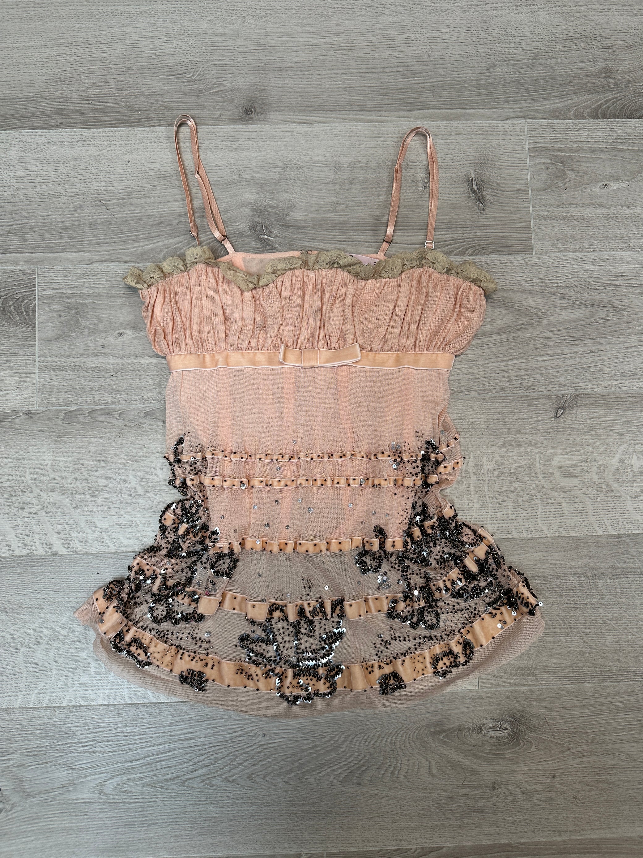 VALENTINO PINK CORSET TOP