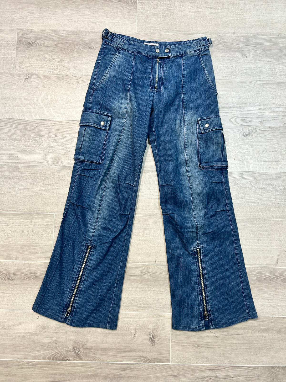 JEAN CARGO PANTS