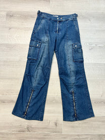 JEAN CARGO PANTS