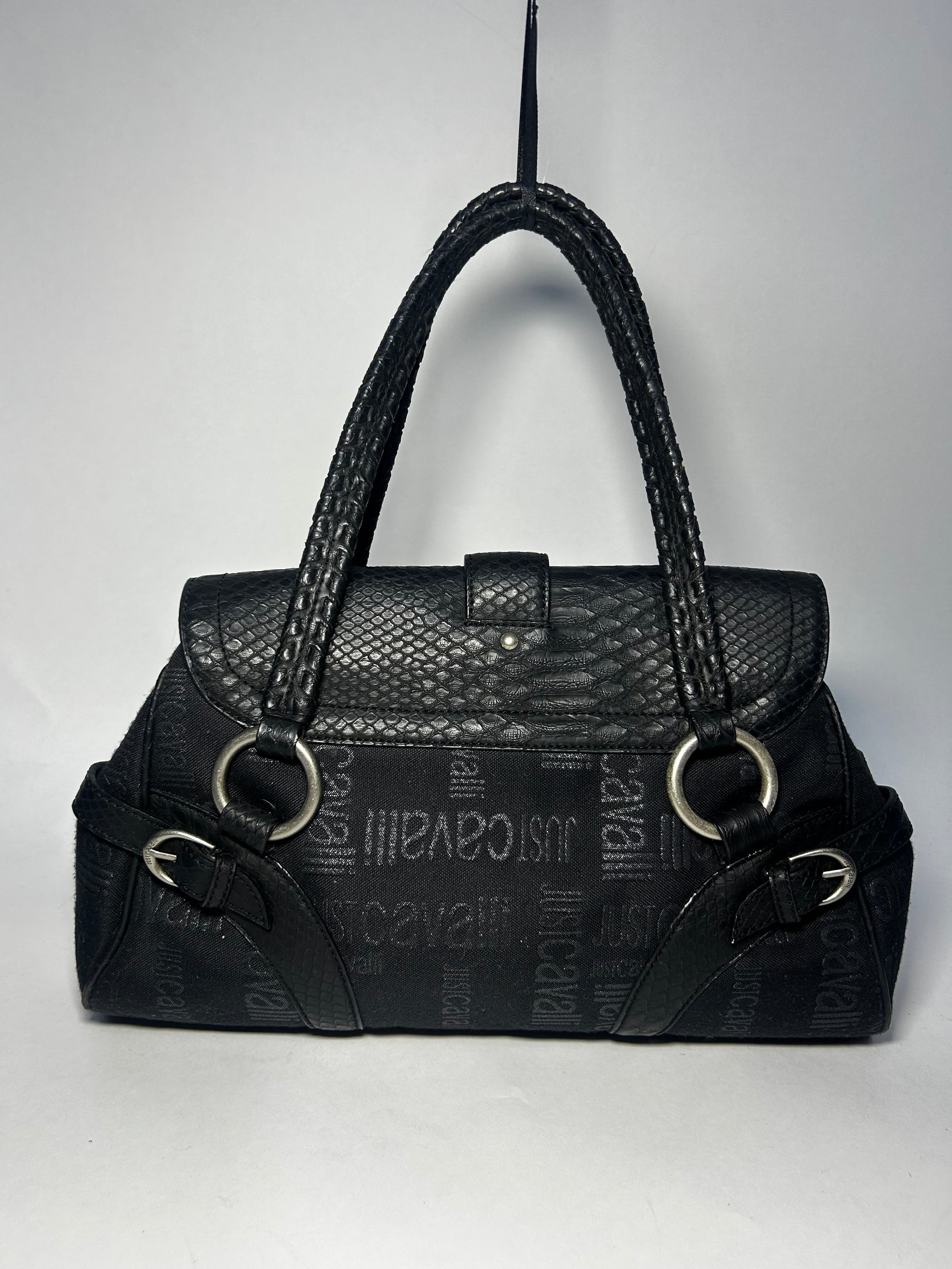 JUST CAVALLI BLACK HANDBAG