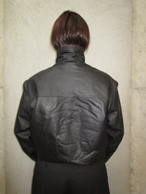 BLACK LEATHER JACKET