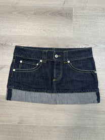 DENIM MINI SKIRT