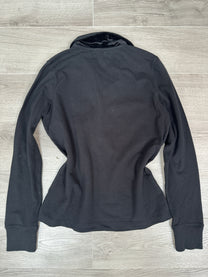 BLACK SEQUIN RALPH LAUREN POLO LONGSLEEVE