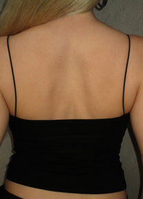 BLACK TOP WITH SEQUIN IN FRONT