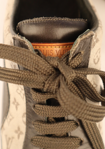 LOUIS VUITTON MONOGRAM &amp; LEATHER SNEAKERS