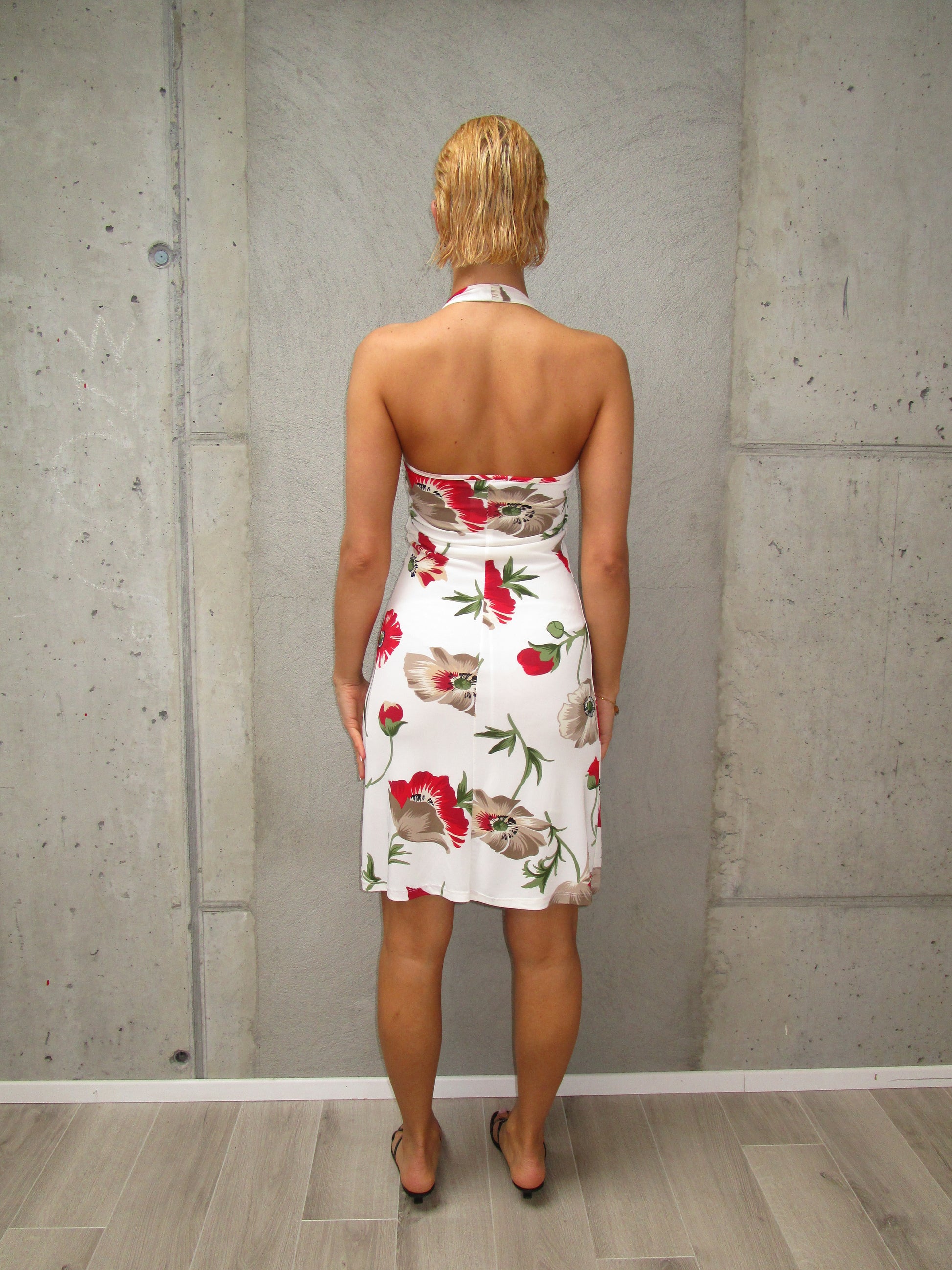 White flower dress