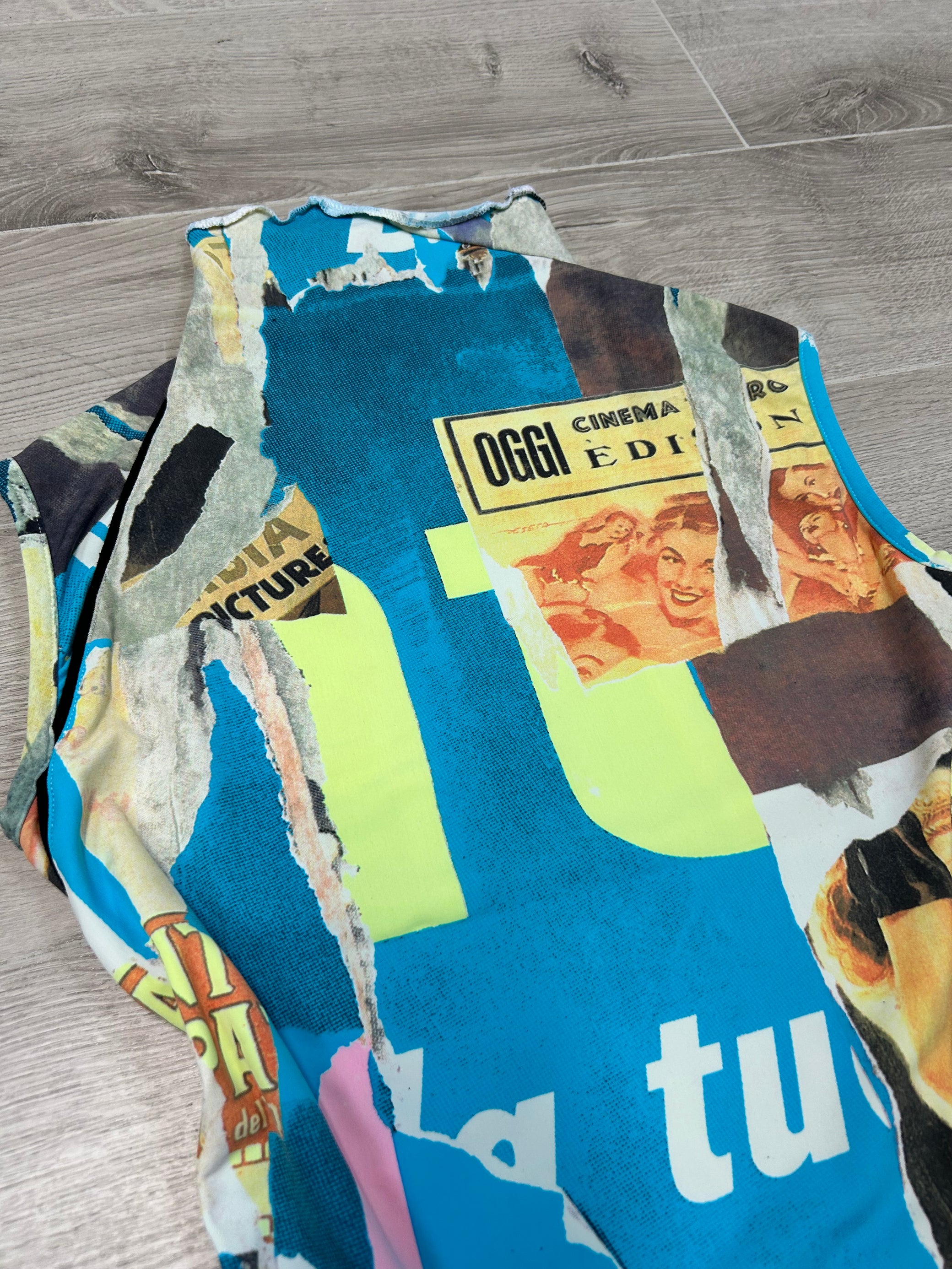 PRINTED HIGHNECK TOP