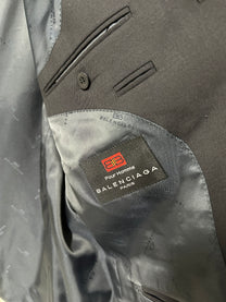 BALENCIAGA BLACK SUIT JACKET