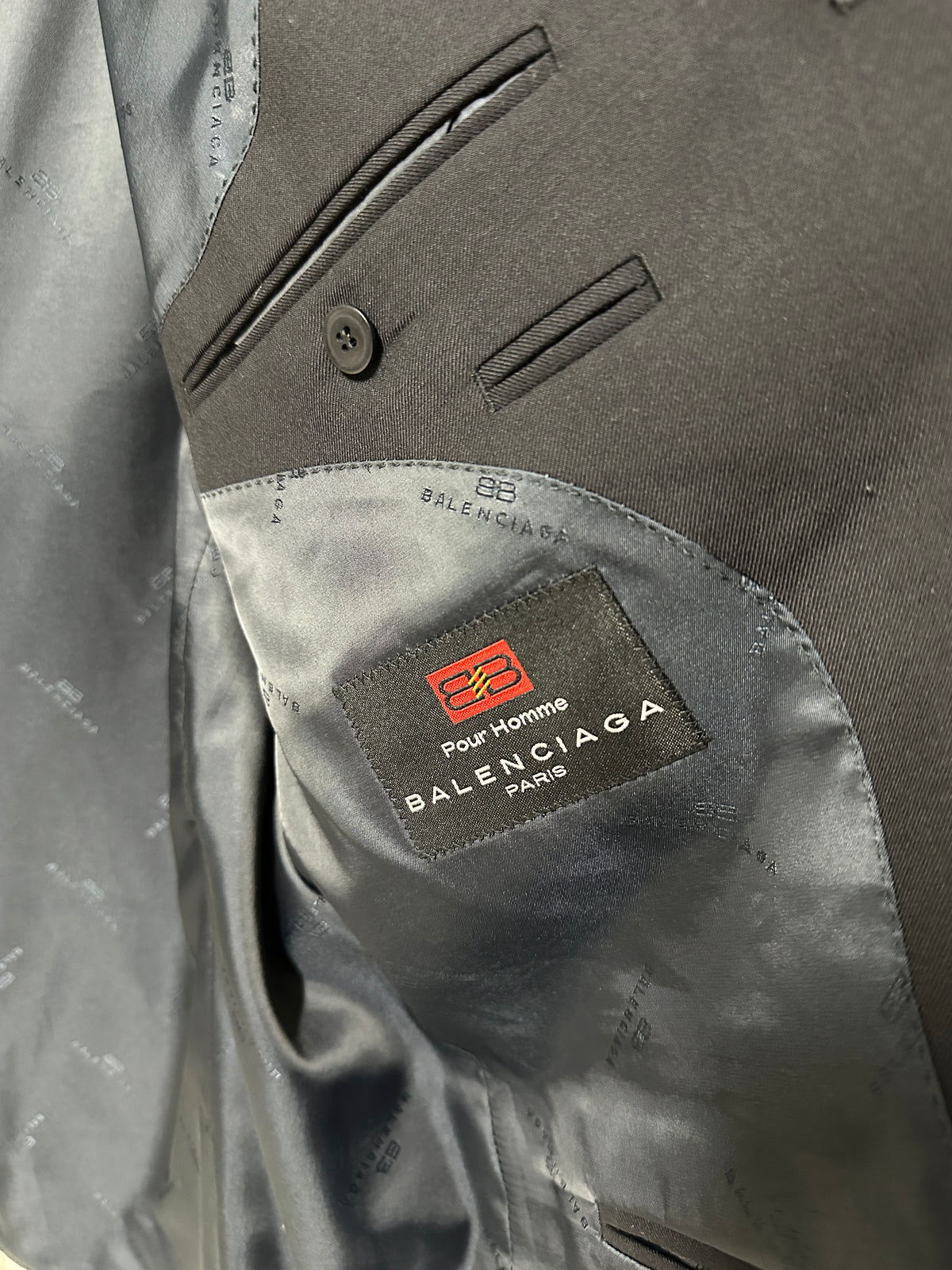 BALENCIAGA BLACK SUIT JACKET