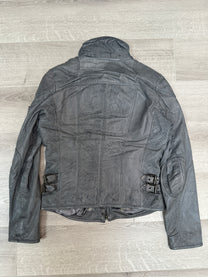 GREY LEATHER JACKET