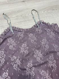 PURPLE LACE TOP