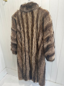 RACCOON FUR COAT