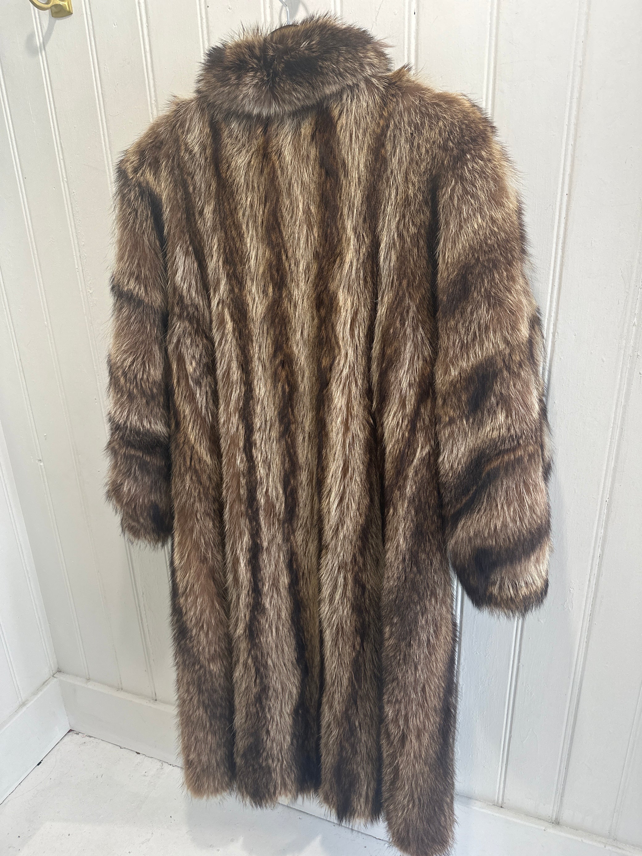 RACCOON FUR COAT