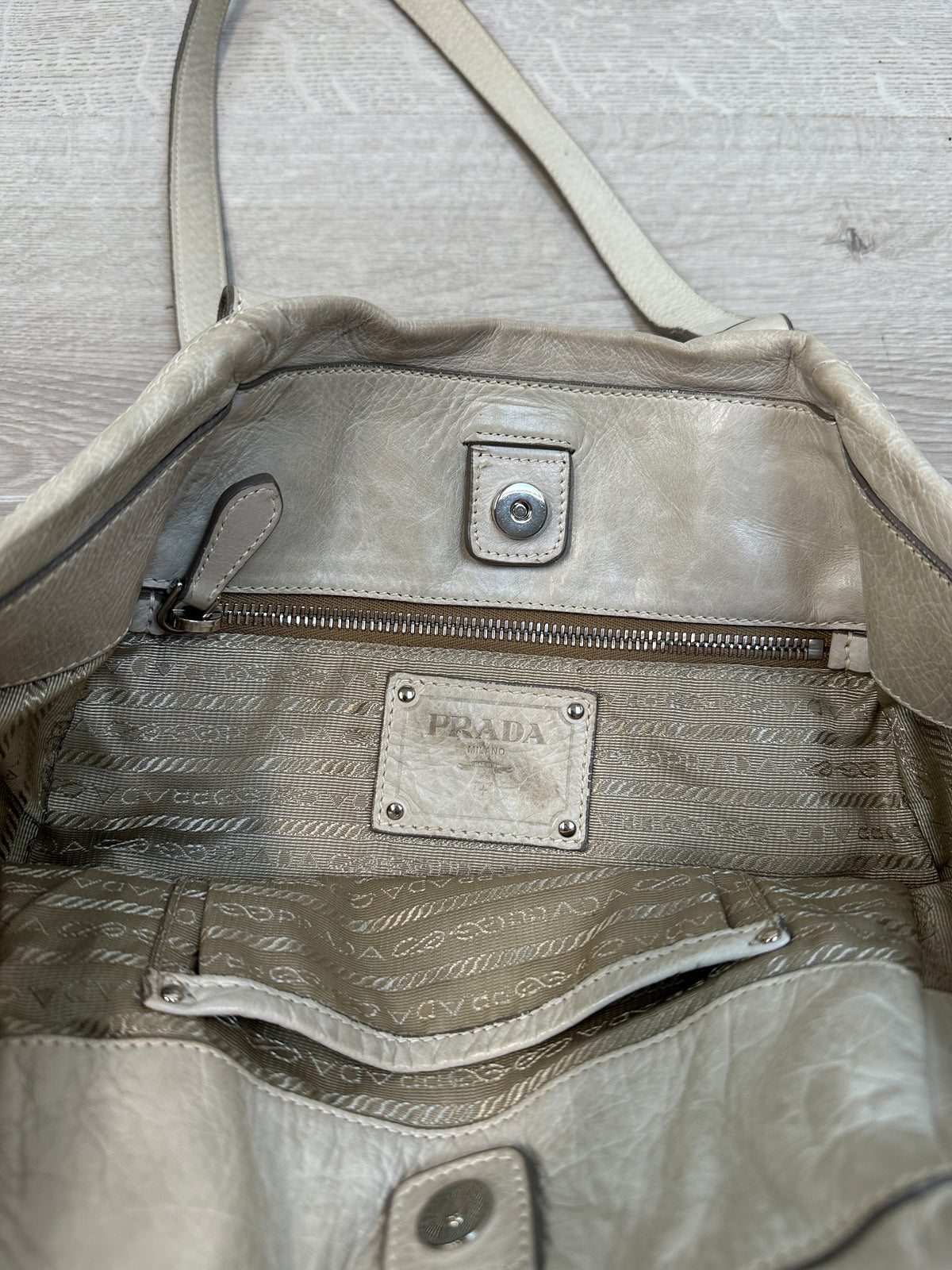 PRADA NAPPA NEW LOOK TOTE BAG