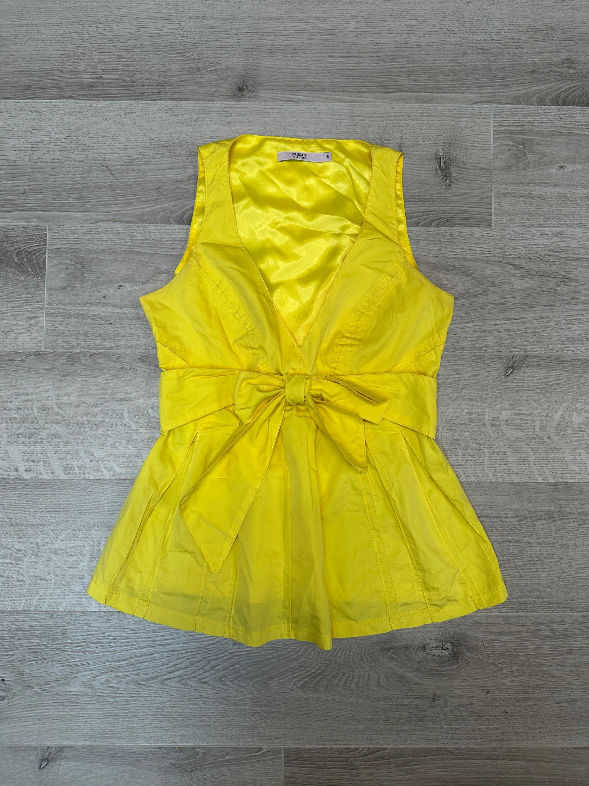 YELLOW VALENTINO TOP