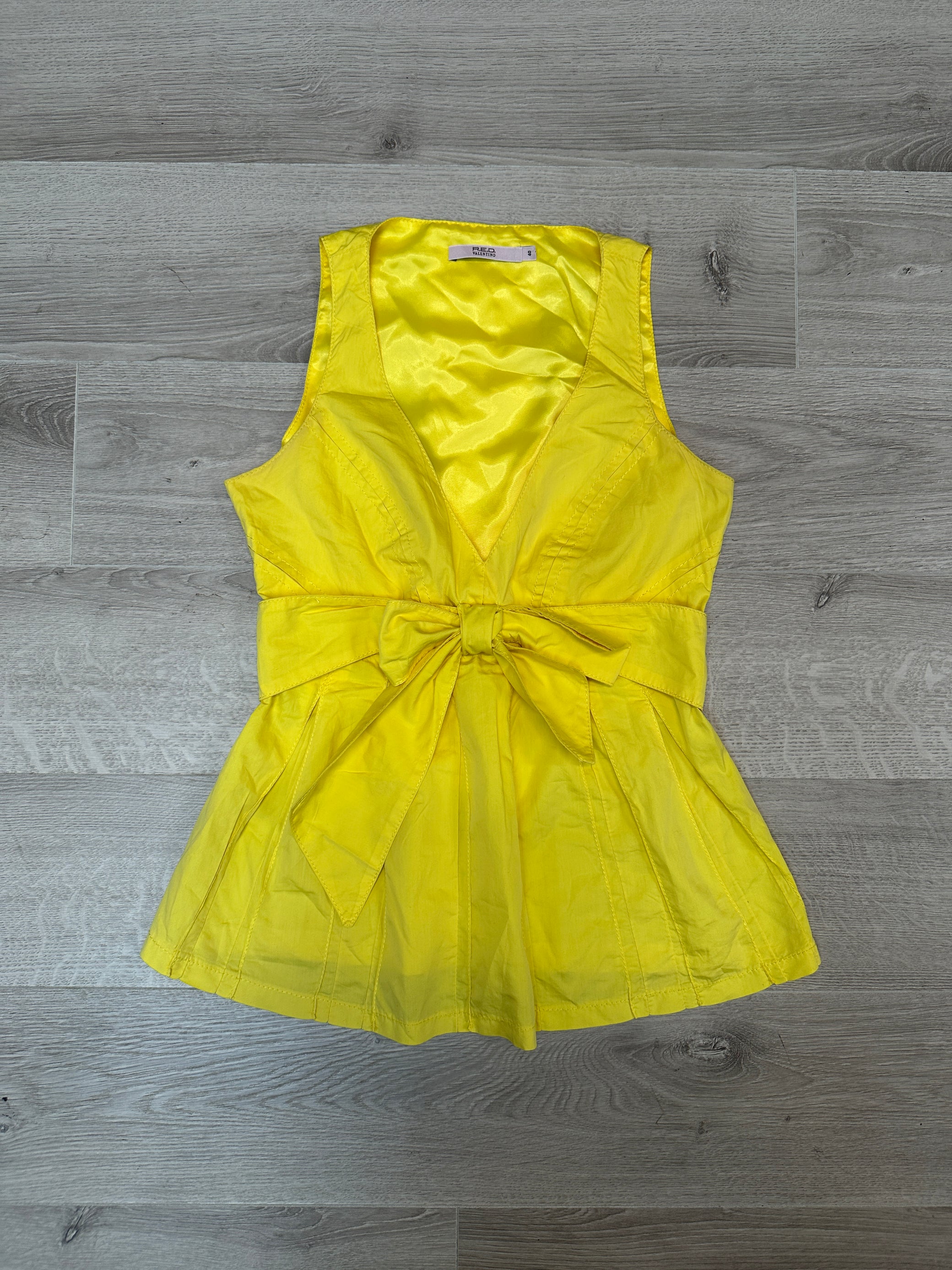 YELLOW VALENTINO TOP
